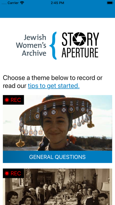 StoryAperture iPhone screenshot 1 - Education app