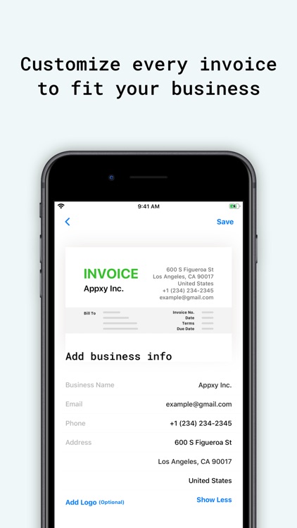 Tiny Invoice - Estimate Maker screenshot-4