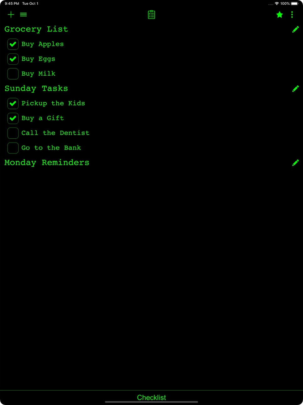 iPad screenshot