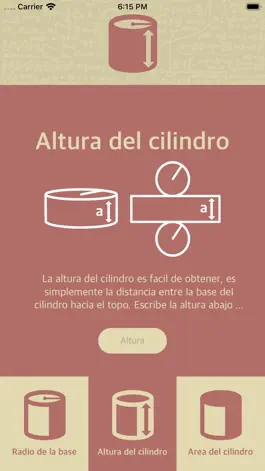 Game screenshot Calcular Superficie Cilindro apk