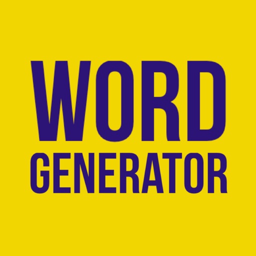 Random Word Generator Cards iOS App