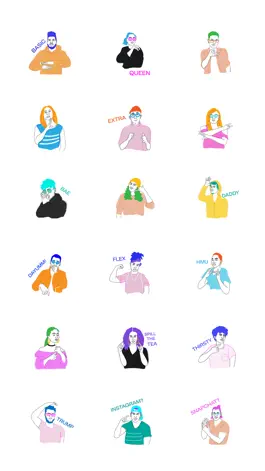 Game screenshot Urban ASL Stickers apk
