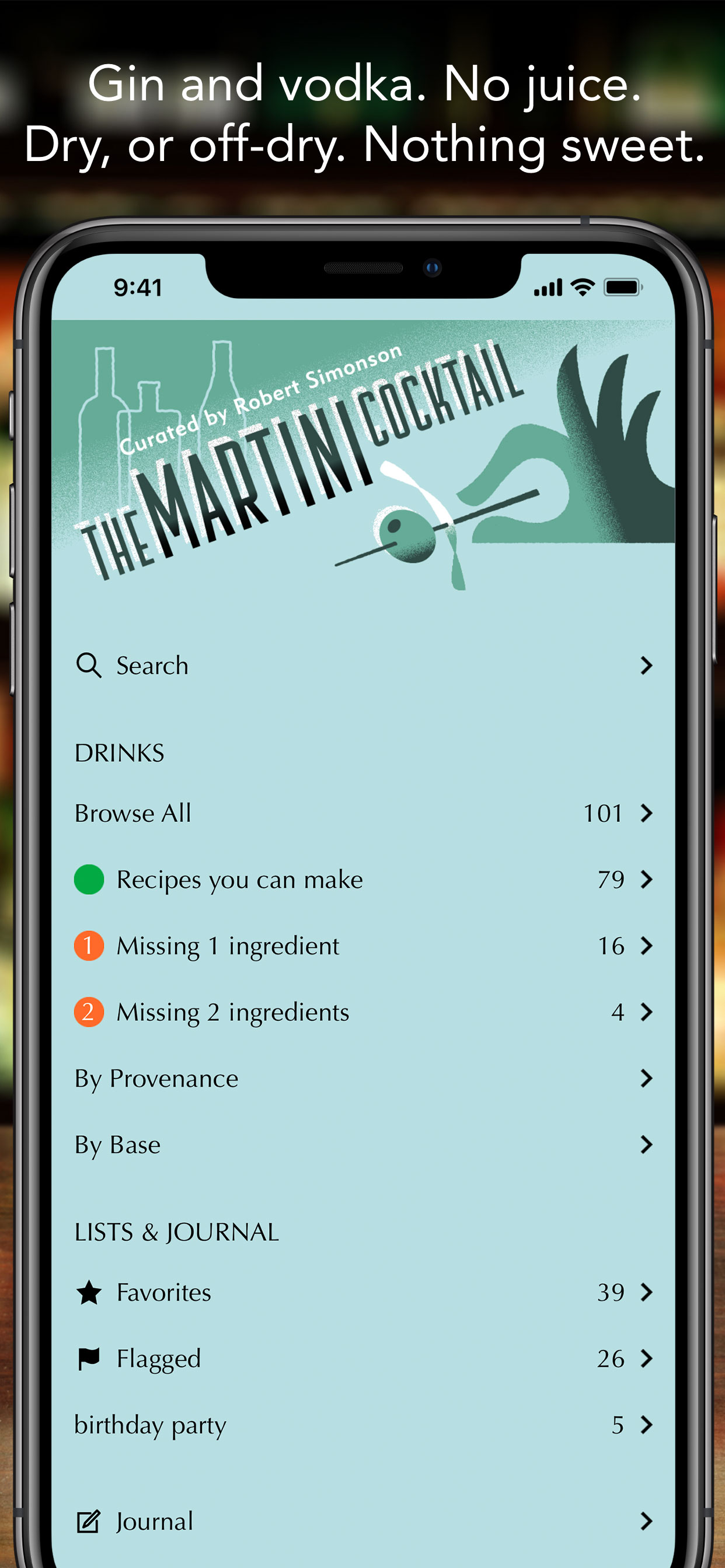 The Martini Cocktail