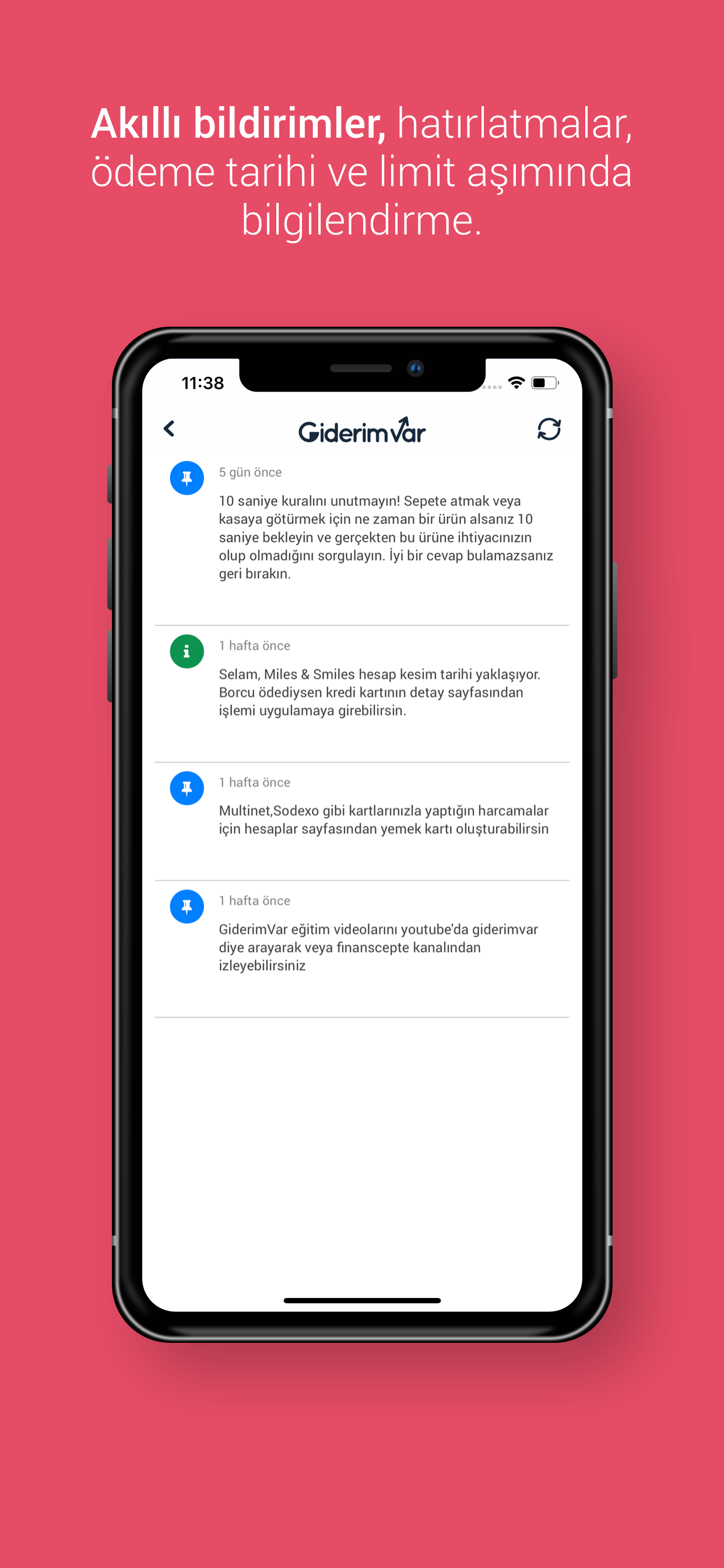 GiderimVar - Gelir Gider Takip