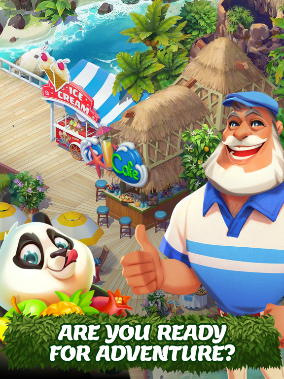 Tropical Forest: Match 3D Game iPad screenshot 5 - Games app