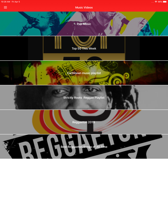 WB Radio iPad screenshot 4 - Music app