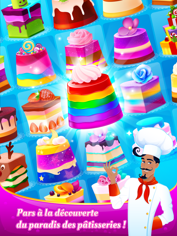 Screenshot #5 pour Fancy Cakes: Merge Adventure