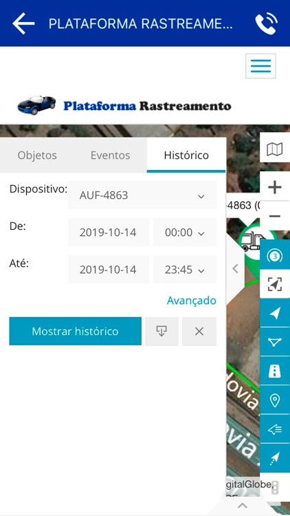 Plataforma de Rastreamento
