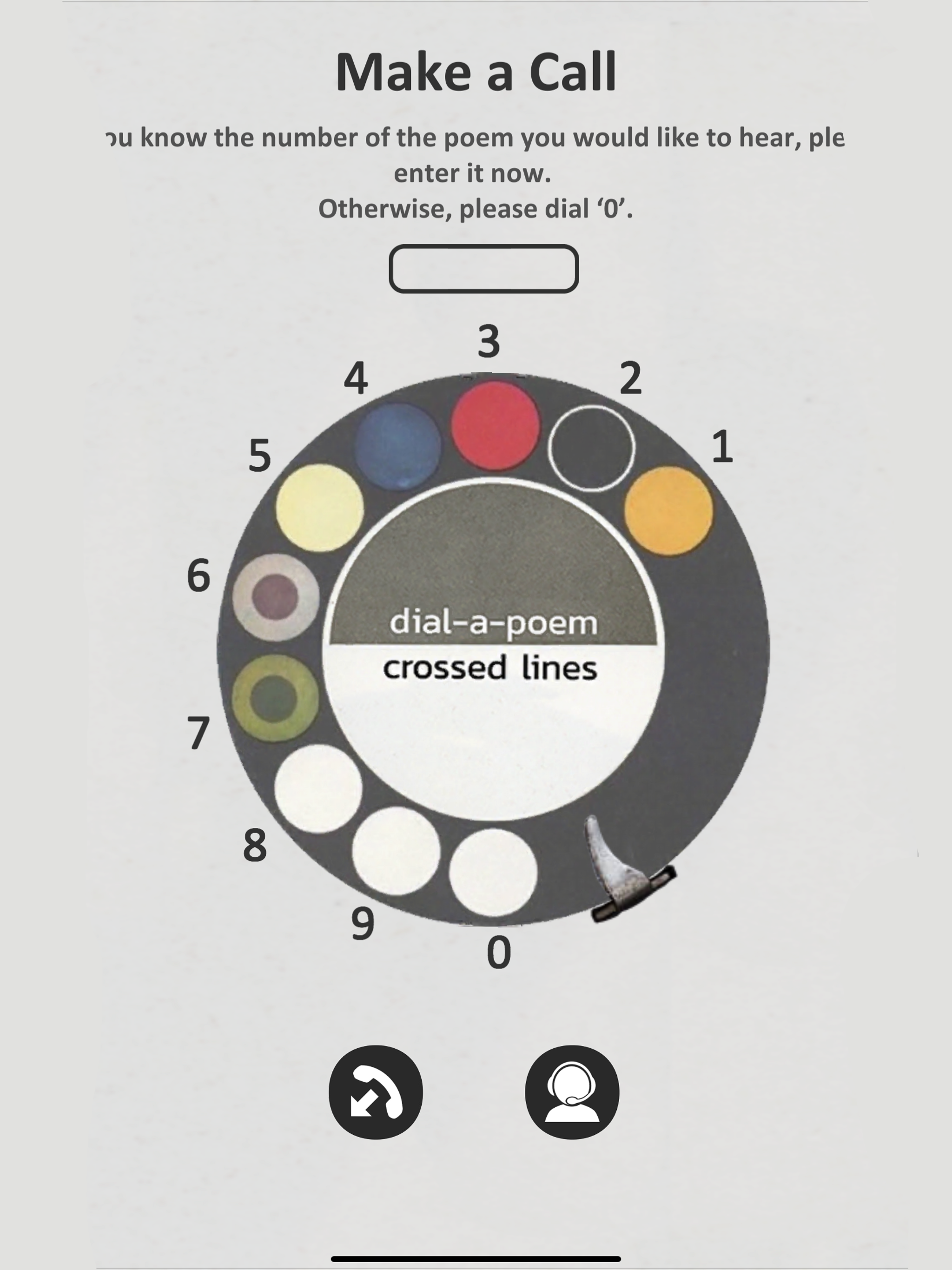 Dial a Poem