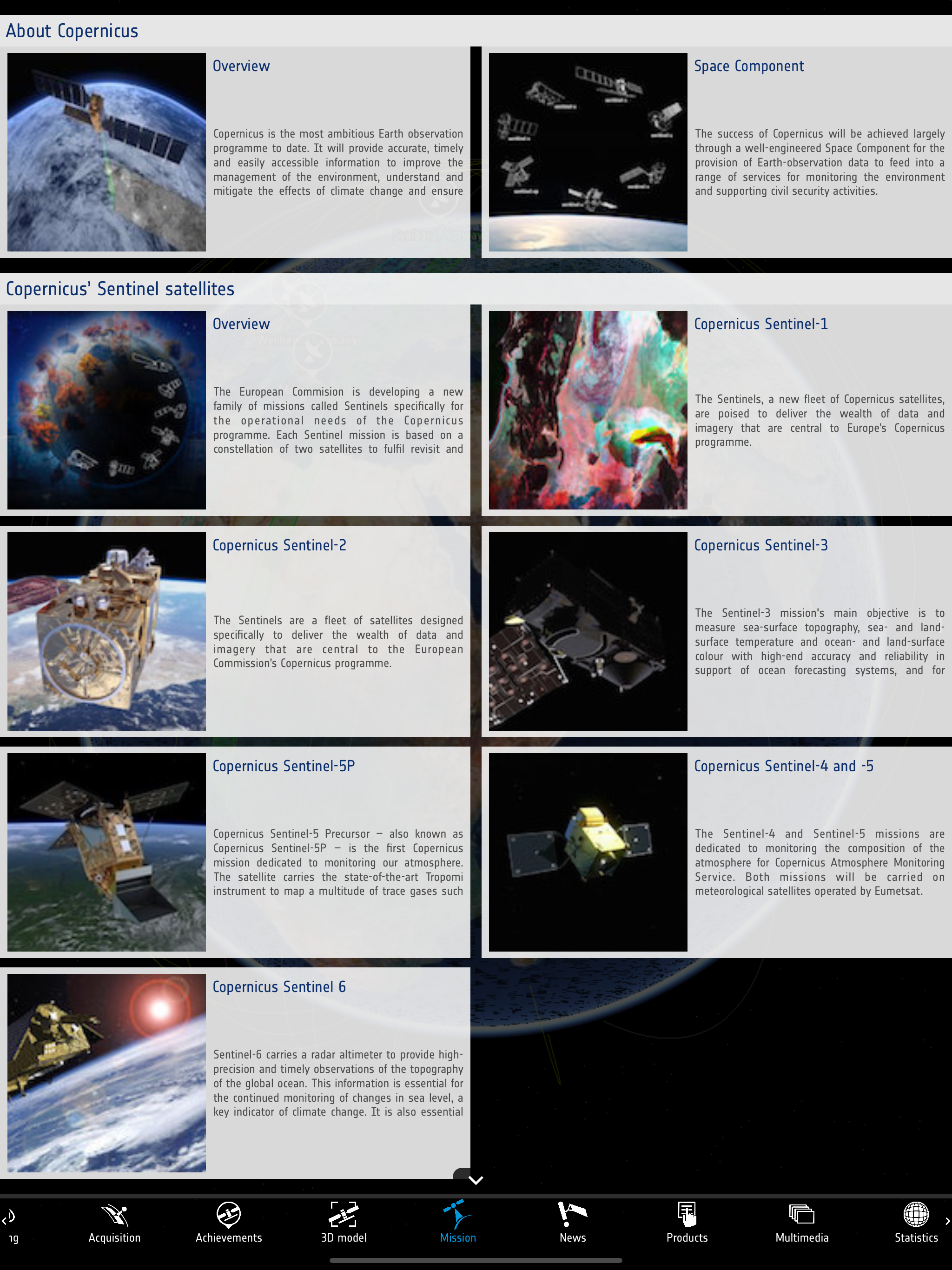Copernicus Sentinel