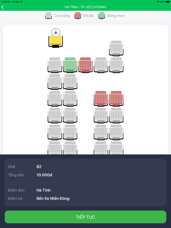 Nexbus - Xe khách thế hệ mới iPad screenshot 3 - Travel app