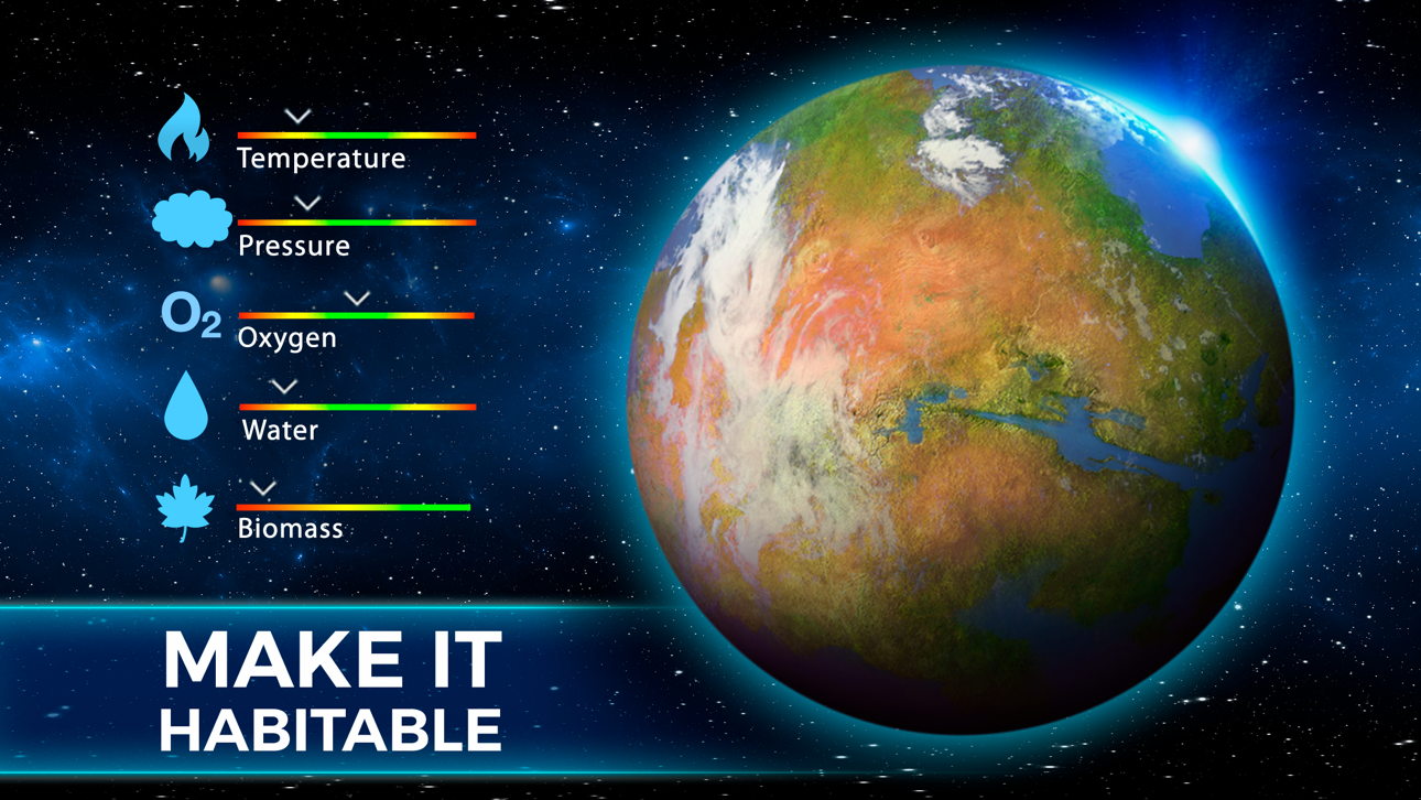 TerraGenesis - Space Settlers iOS Mod IPA screenshot 3 - iOS game interface