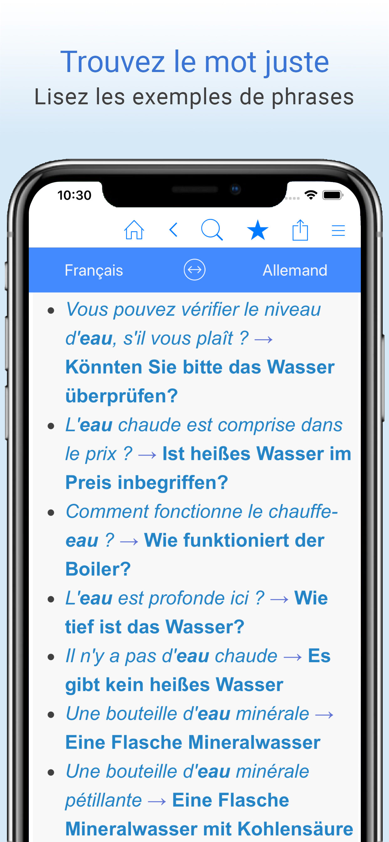 Dictionnaire français-allemand screenshot 3