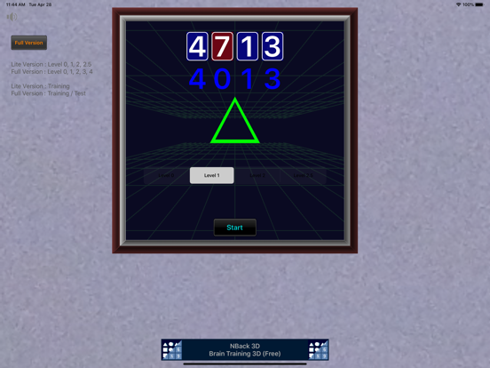 Kinetic Visual Acuity HD Lite iPad screenshot