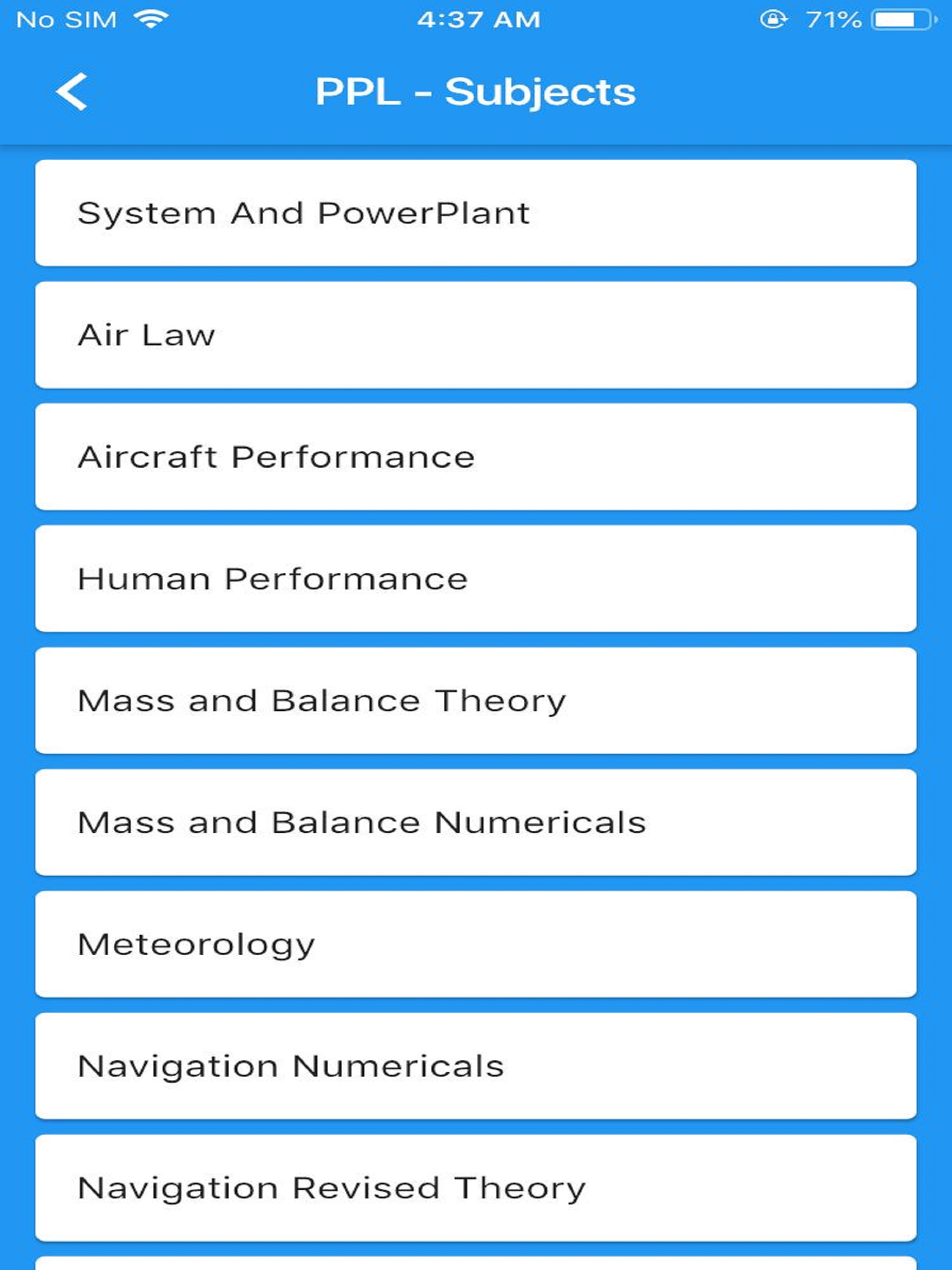 Civil Aviation Exam screenshot 9