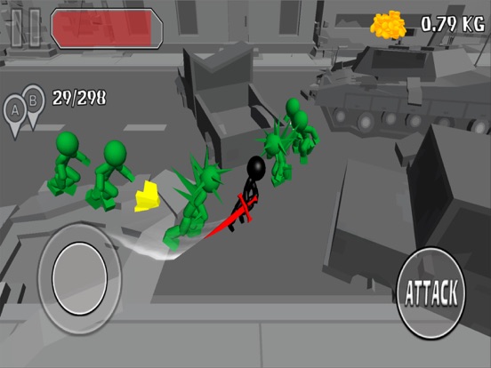 Screenshot #4 pour Stickman Killing Zombie 3D