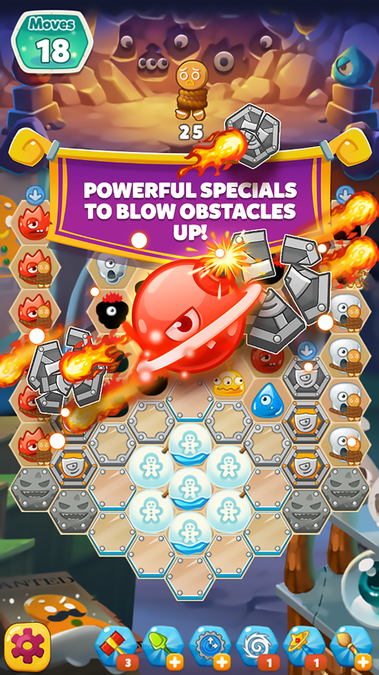 #2. Monster Busters: Ice Slide (iOS) Podle: PlayDog Soft Co., Ltd
