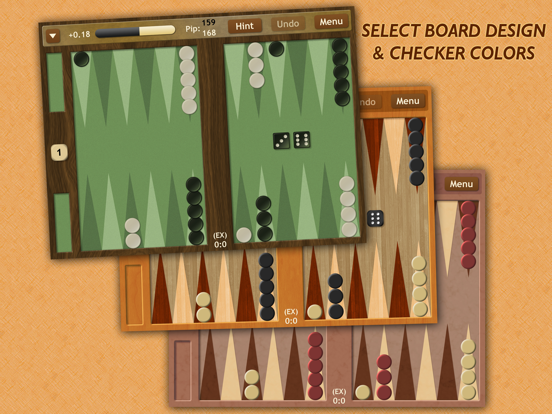 Backgammon NJ HD iPad app afbeelding 2