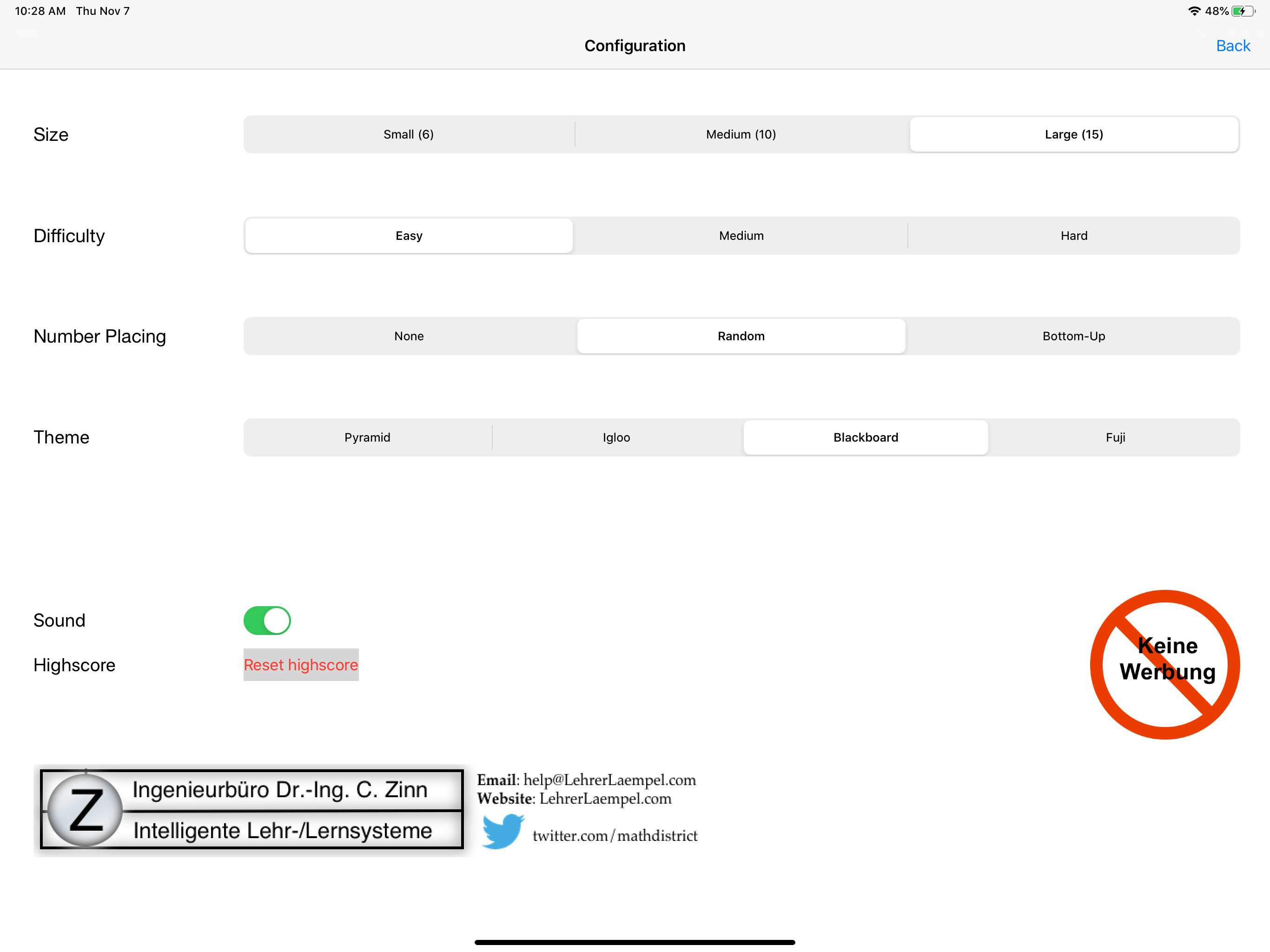 Lehrer Lämpel: Number Pyramids screenshot 5