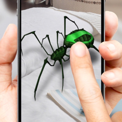 3D spider on a hand simulator iOS App