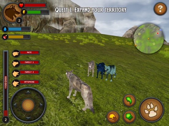 Wolves of the Forest iPad screenshot 4 - Games app