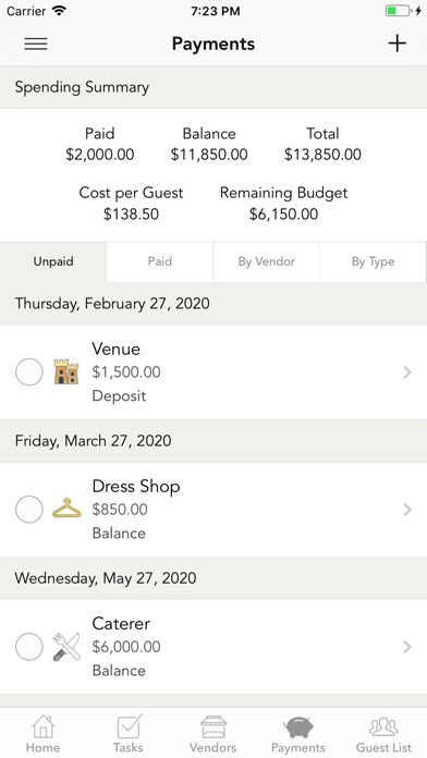 WeddingHappy - Wedding Planner Screenshot