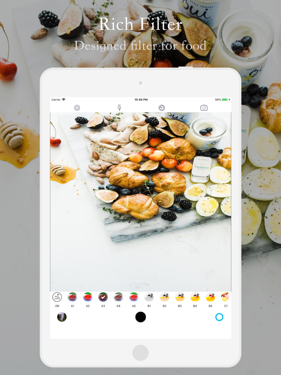 Screenshot #6 pour Gourmet Camera - Photo Food