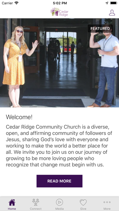 Cedar Ridge Community Church Screenshot