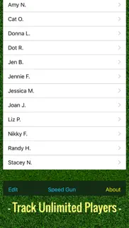 softball stats tracker pro iphone screenshot 4