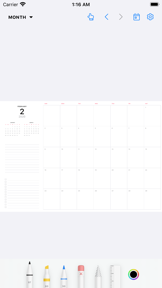Pencil Planner & Draw Calendar screenshot