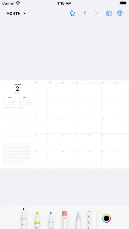 Pencil Planner & Draw Calendar screenshot 6 of 8