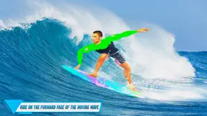 Beach Water Surfing Fun Race screenshot 1