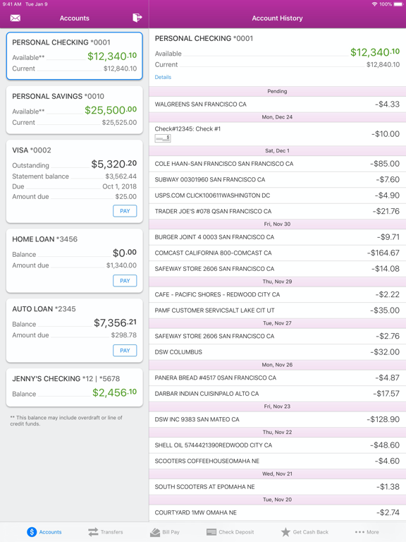 Screenshot #6 pour 1ST SUMMIT Mobile Banking