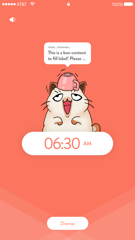 #5. Haru Alarm - Cat Alarm Clock (iOS) By: Hyper Cats Limited