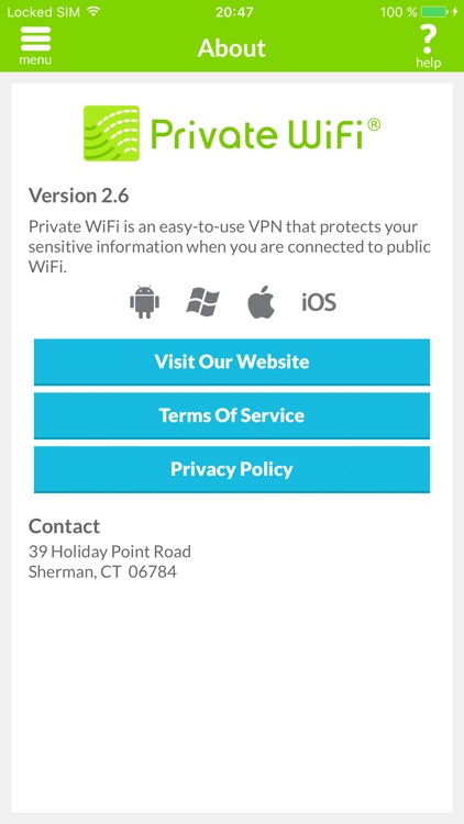 Private WiFi™ Mobile for AOL screenshot-4