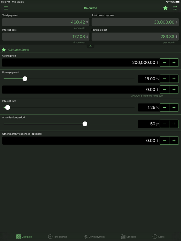 Screenshot #5 pour Home Mortgage Calculator