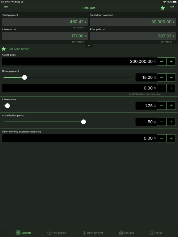 Home Mortgage Calculator screenshot 2