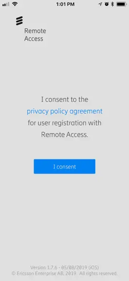 Game screenshot Ericsson Remote Access apk