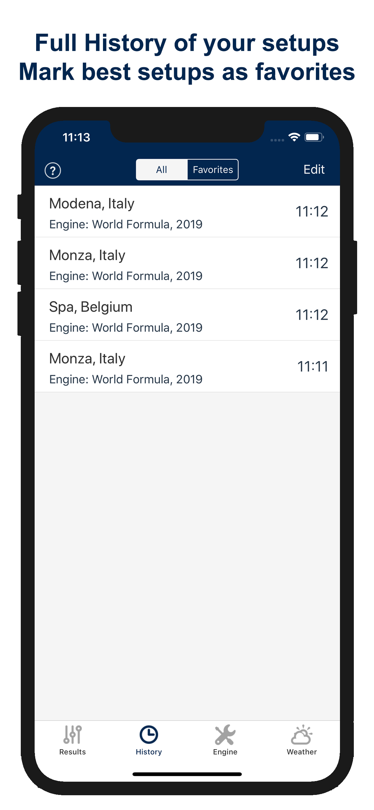 Jetting for World Formula Kart