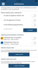 Infoclimat - live weather screenshot