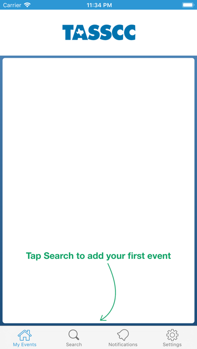 TASSCC Events screenshot 2