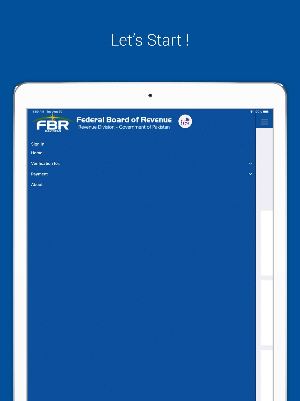 Tax Asaan ipad screenshot 1