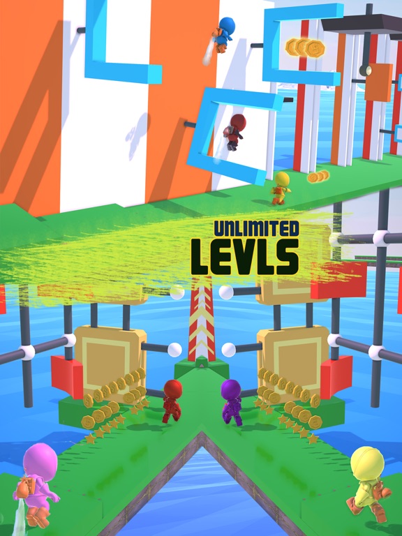 Fun Jetpack Race 3d iPad screenshot