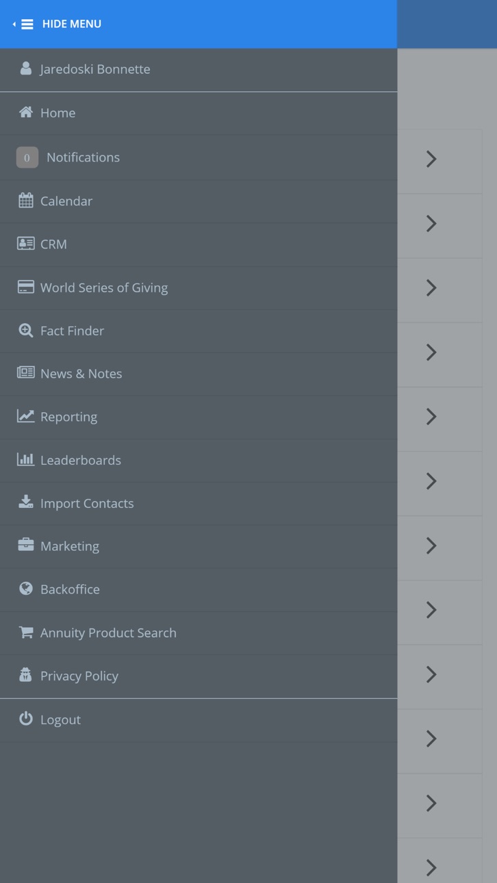 iPhone screenshot