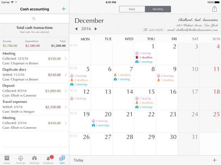 Lawyer's Planner screenshot-3