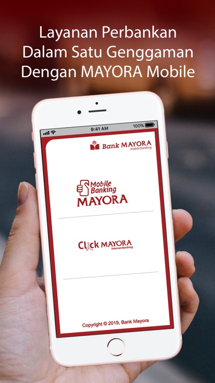 Mobile Banking Bank Mayora