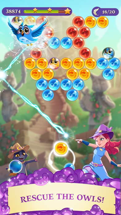 Bubble Witch 3 Saga Screenshot