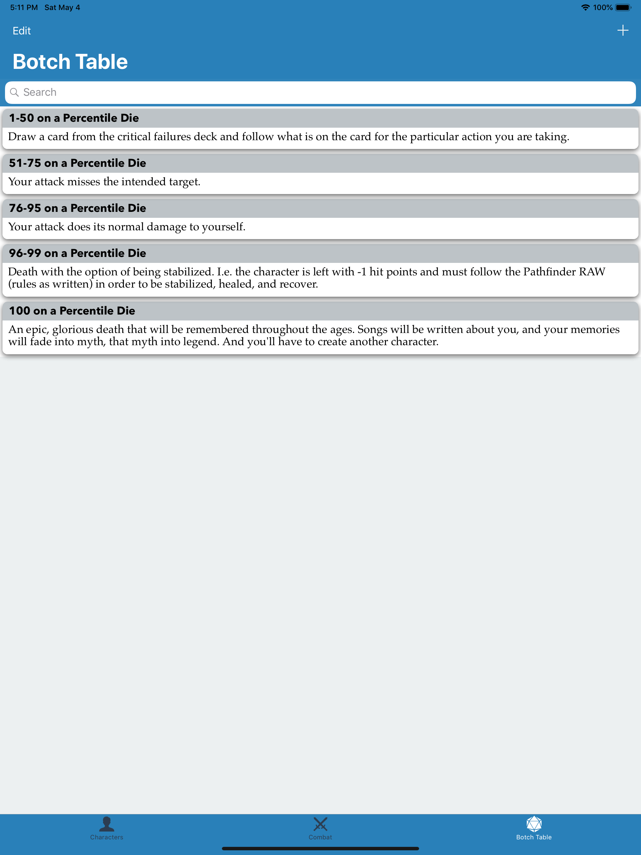 Initrax d20 Initiative Tracker screenshot 10