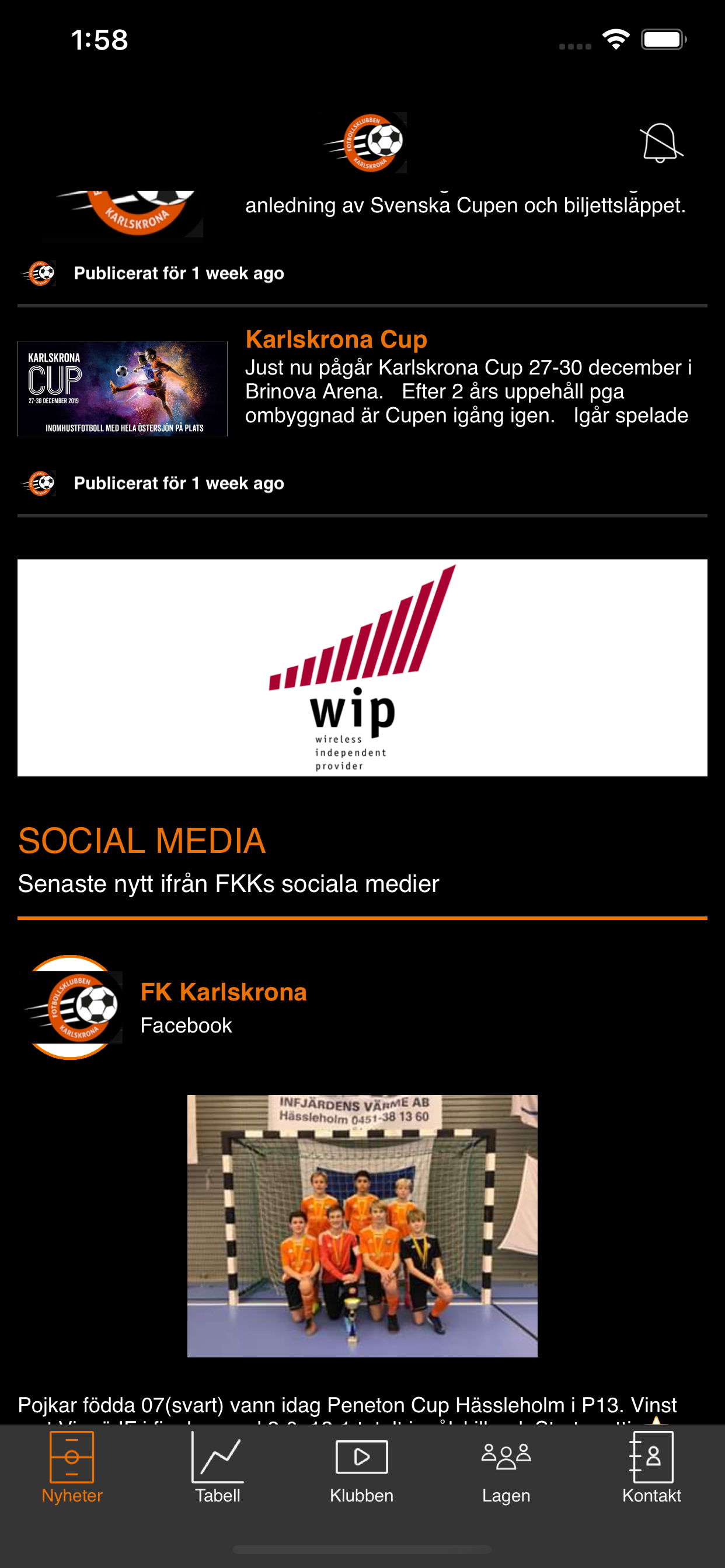 FK Karlskrona screenshot 5