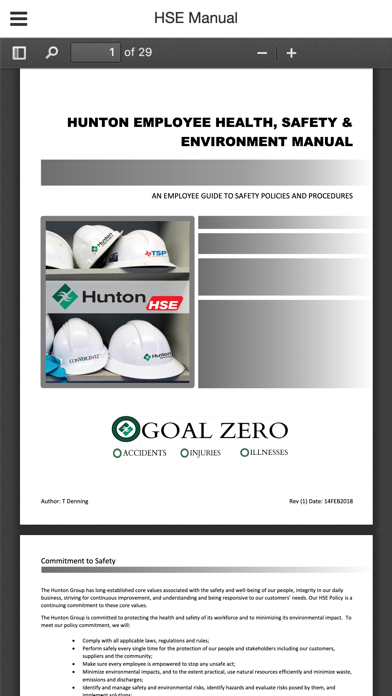 Screenshot 4 of Hunton HSE App